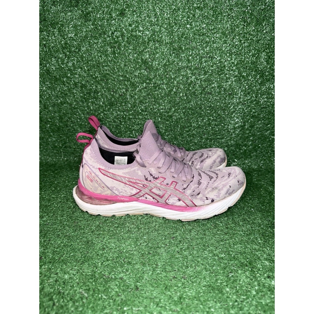 ASICS GEL Cumulus 23 Womens Size 8 Purple Knit Running Sneakers 1012A886